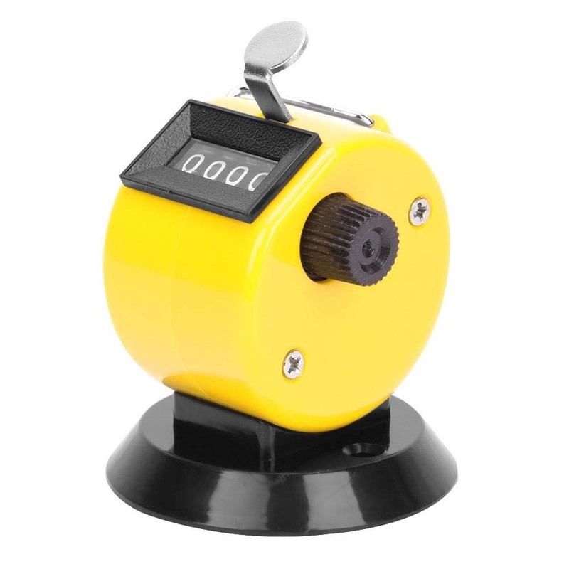 Hilitand Manual Tally Counter 4-Position ABS Shell Counting Tool Mechanical