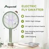 Aspectek 3000V Electric Fly Swatter for Indoor and Outdoor Use,