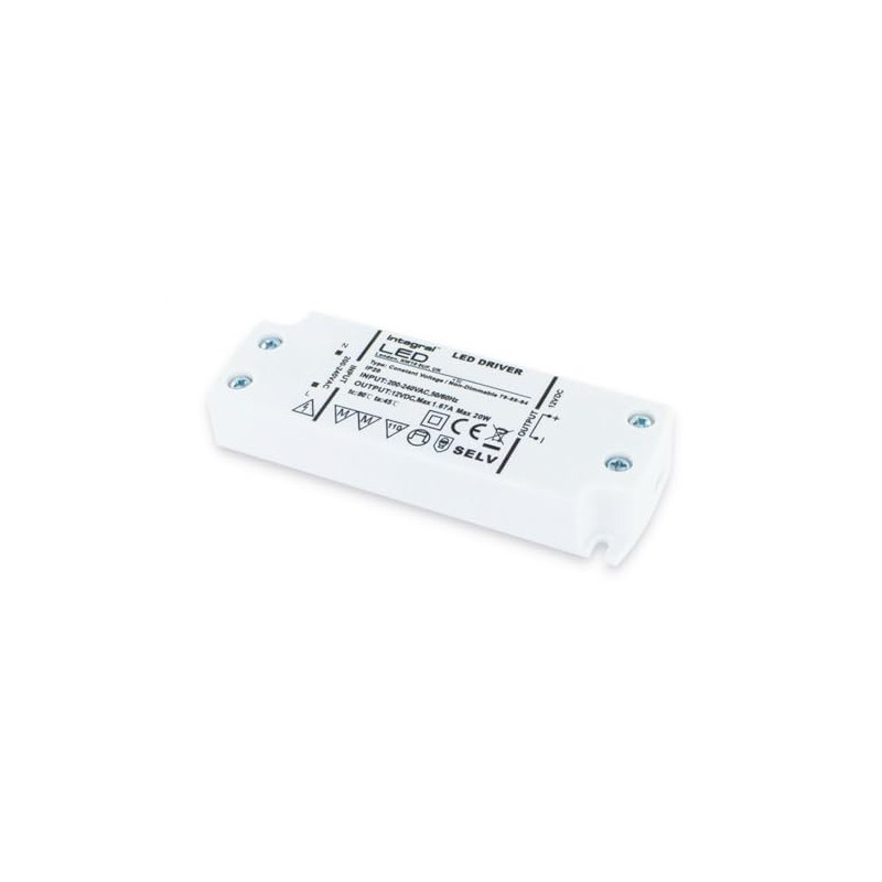 Integral ILDRCVA085 12v LED Driver 15w, screw terminals