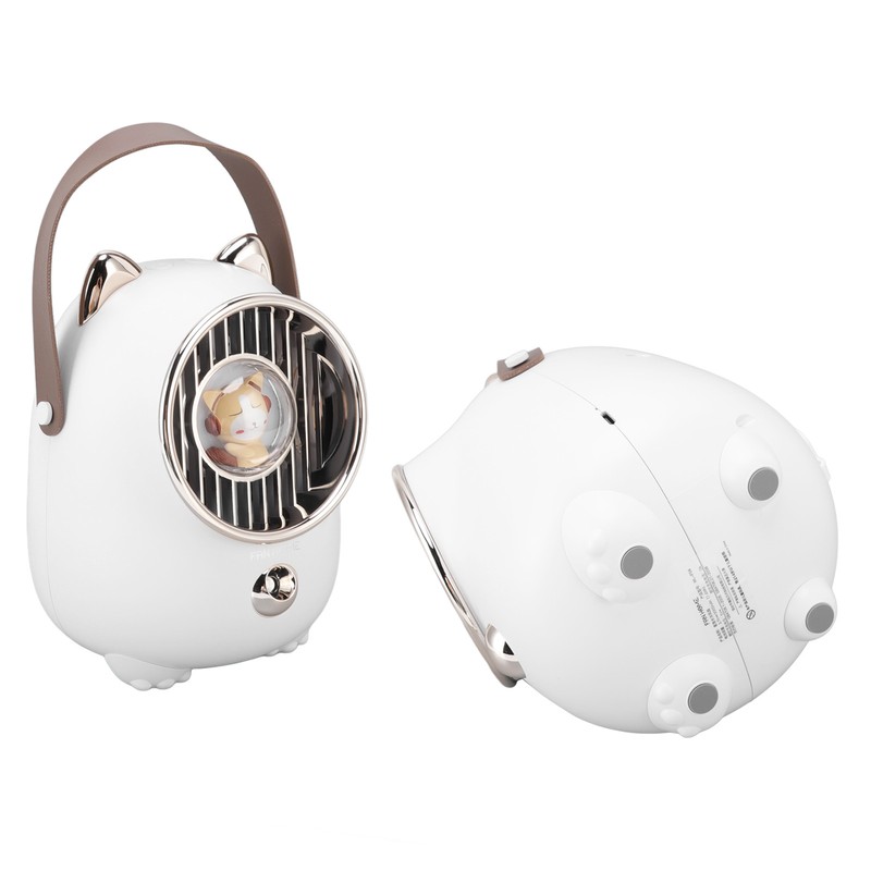 Air Conditioner Fan Multifunctional Portable 350ml Humidifying Spray Usb Rechargeable