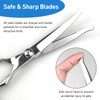 Professional Curved Dog Grooming Scissors with Rounded Tips, Cat Shears,
