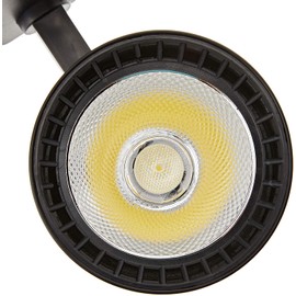 JANDEI - Ceiling Spotlight LED Track 30 W, Cool White 6000 K, 2200 Lumen, 220 V 50-60 Hz Single Phase, Aluminium Dressing Room, Showcase, Shop, Office (Black)