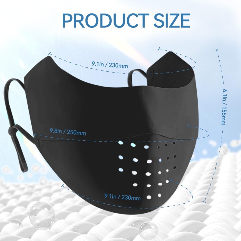 LaNikar UV Face Mask Sun Protective UPF 50+ Ice Silk