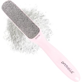 Probelle Double-Sided Nickel Foot File Callus Remover – Multidirectional Design for Instant Callus and Corn Reduction, Safe and Effective Tool (Pink)