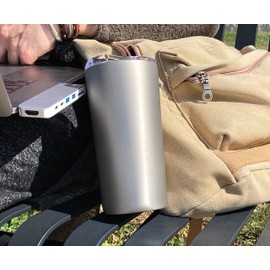 The Fanatic Group Wake Forest University Mom 18 oz. Double Walled Stainless Steel Soft Touch Tumbler - Black