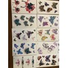 Unbranded 15Pcs Temporary Water Transfer Tattoo Waterproof Butterfly Body Face