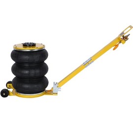 5T Triple Bag Air Jack,Pneumatic Jack 3 Bag,Lifting 16in Capacity 5T 11000lbs,Easy-Collapsing Terrain,Color Yellow