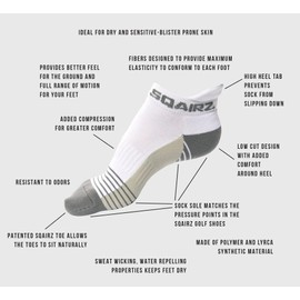 SQAIRZ Mens Socks Golf, Mens Socks, Running Socks, Ankle Socks Men, Mens Ankle Socks, Mens Athletic Socks, Men Socks, Golf Socks Men, Running Socks Men, UNISEX, 3 pack