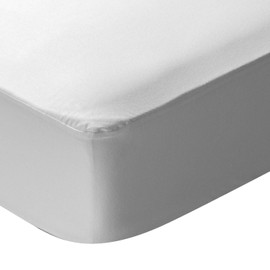Pikolin Home – Jersey Mattress Protector, 100% Cotton, Waterproof and Breathable, white, Lit 135-135 x 190/200 cm