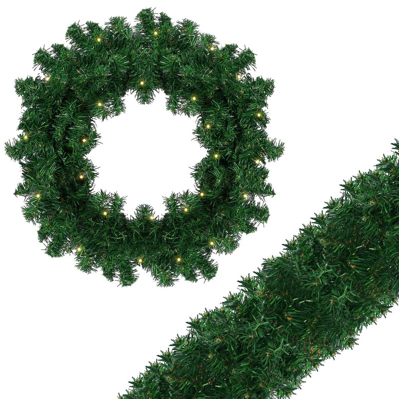 SPRINGOS Christmas Garland Festive Decorative Garland 3 m Christmas Tree