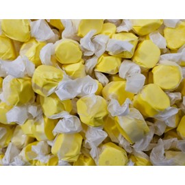 Banana Salt Water Taffy -1.5 lbs of Fresh Delicious Individually Wrapped Creamy Chewy Taffy