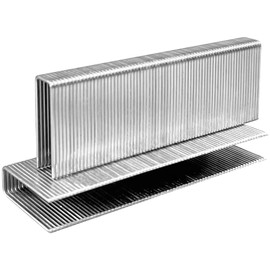 meite 16 Gauge 1/2-Inch (12.9 mm) Crown Construction Staples, 1-1/4-Inch Length Heavy Duty Galvanized Upholstery Staples for 1/2-Inch Medium Crown Stapler Guns (10,000 PCS)