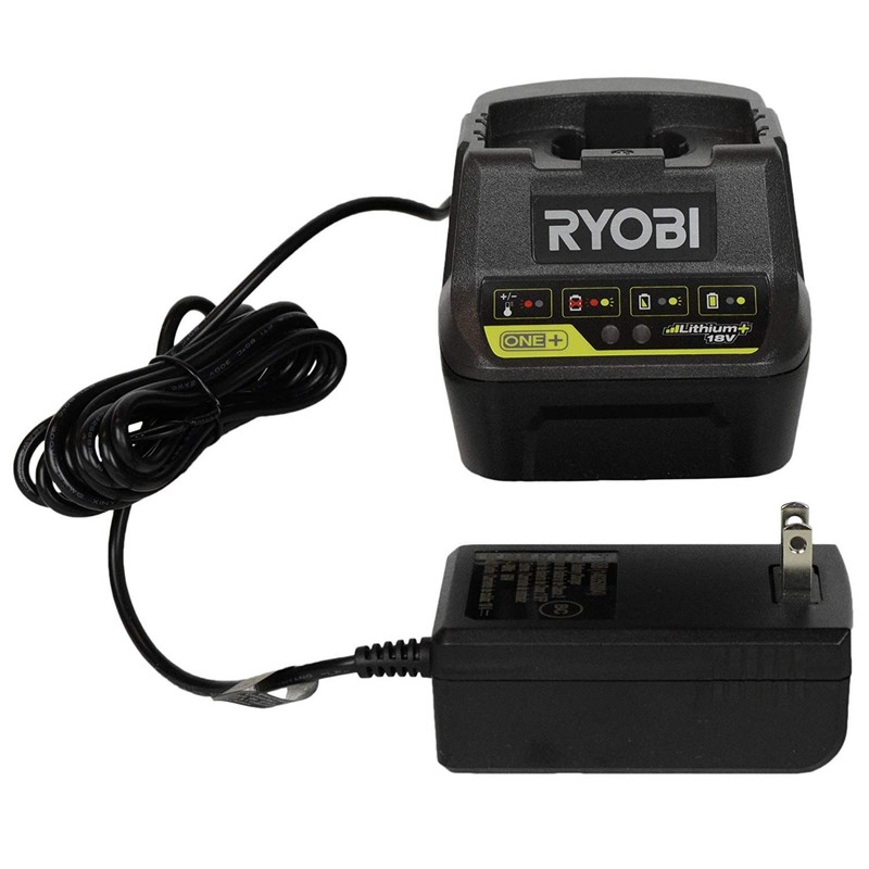 Ryobi P118B 18V Battery Charger and Soft-Sided Power Tool Bag