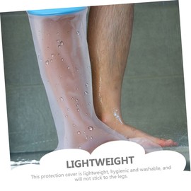 Gatuida Portable Leg Cast Cover Elastic Sealing Shower Leg Cover for Adults Cast for