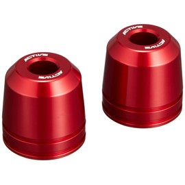 Active 60800023 Aluminum Bar End, Red, φ33-L33