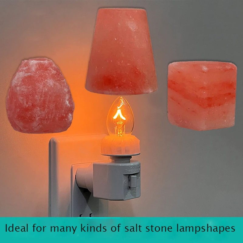 TWDRTDD Night Light Plug in Base, 360° Rotatable Waterpfoof Nightlight