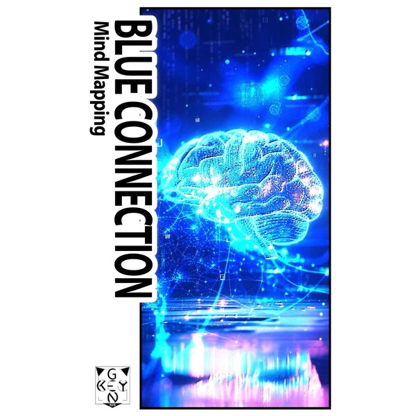 Mind Mapping Notebook: Blue Connection