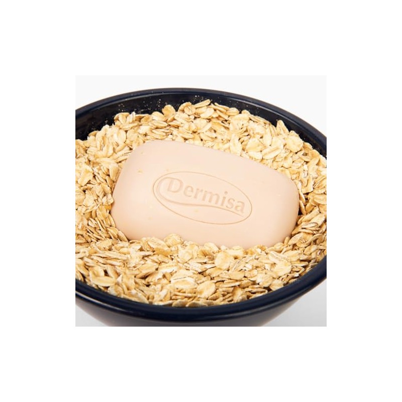 DERMISA BARRA DE JABON DE AVENA 85GR 3 PIEZAS