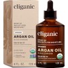 Cliganic Aceite de Argán Orgánico Ingrediente Único, Marruecos, 120 ml