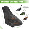 KISEER Outdoors Lawn Mower Cover Heavy Duty Waterproof Polyester Oxford