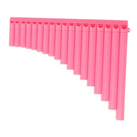 Kisangel Pipe Pink Pan Flute Traditional Chinese Woodwind Instrument Easy to Play for Beginners and Students for Ethnic Music Education and Campus Performance