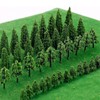 HSMHLYYB Pack of 50 Model Trees Miniature, Trees Railway Landscape