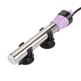 KUIDAMOS Calentador de Acuario Sumergible, Barra de Calentamiento de Tanque de Peces de Acero Inoxidable, con Ventosa Fuerte y diseño termostático, 18-34 Grados(300W)
