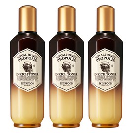 Skinfood Royal Honey Propolis Enrich Toner, 160ml, 3 pieces / 스킨푸드 로열허니 프로폴리스 인리치 토너, 160ml, 3개