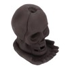 Backflow Incense Burner Purple Sands LED Light Skull Head Design