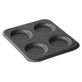 Lloyd Pans Kitchenware 4-Cavity Round Egg Pan 9.5 Inch by 11 Inch - DK