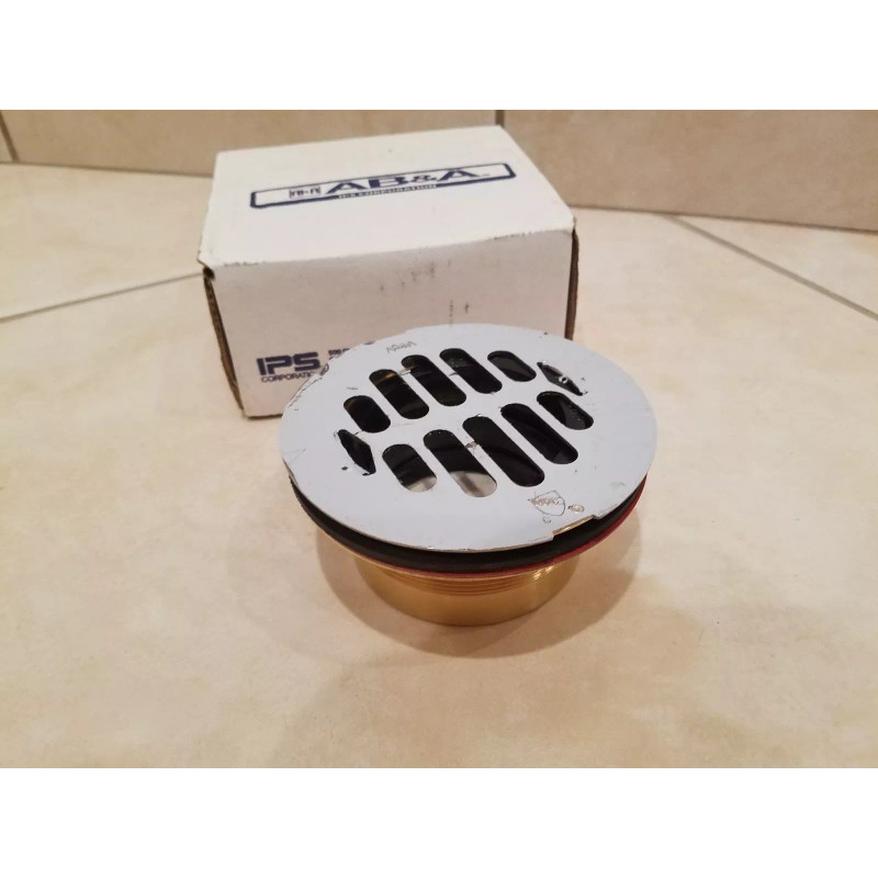AB&A ABA6508 Shower Drain Brss SUREFIT 2"SS 2" Brass Snap-In