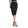 Urban CoCo Women's Elastic Waist Stretch Bodycon Midi Pencil Skirt,