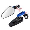 2pcs Motorcycle CNC Handle Aluminum Plane Rear View Side Mirror