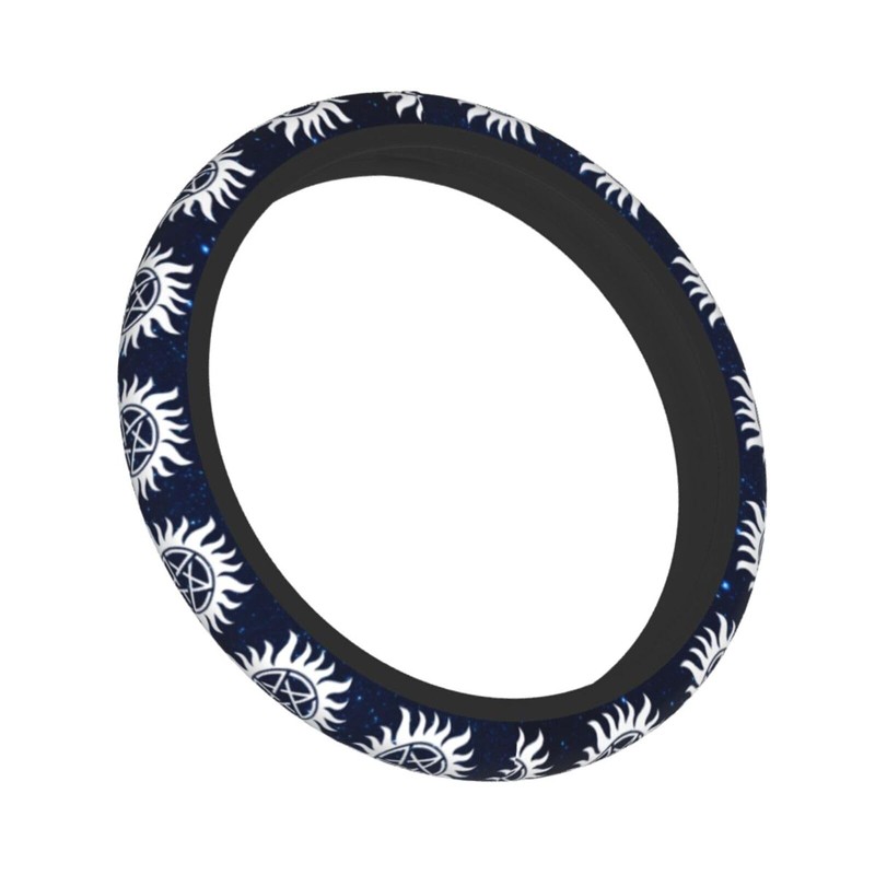 Steering Wheel Cover for Women Men Anti-Slip Breathable and Sweat