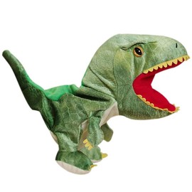 Angelicate Gabutto Puppet Plush Pet Doll, Children, Hand Puppet, Animal, Puppet Show, Ventriloquist (Tyrannosaurus, Green)