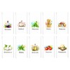 Italian Food Ingredients Flour Sack Kitchen Towel Set of 10,