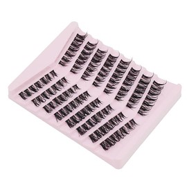 Pestañas Postizas Individuales De 16 Mm Con Efecto Maquillaje Húmedo, Pestañas De Visón Hinchadas Para Cosplay De Manga Y Anime Japonés (05)