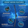 CLEARGO Windshield Wiper Blades for 2022 2023 2024 2025 Honda