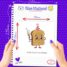 Cult Kitty Birthday Cards for Women - A Little-Toast - Funny Birthday Cards for Men, Funny Birthday Cards for Women, Sister Birthday Card Funny, Rude Birthday Cards for Men