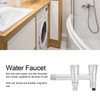 G1/2 Stainless Steel Faucet 1 Inlet 2 Outlet Washing Machine