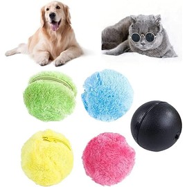 NABOKIO Active Rolling Ball for Dogs-2023 New Automatic Roller Ball for Dog 1 Rolling Ball 4 Color Ball Cover Cleaning Home Dog Toys Balls (1+4)
