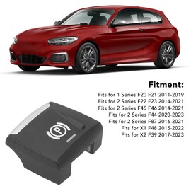 Electronic Parking Brake Switch, Car Handbrake Switch P Button Cover Replacement for 1 Series F20 F21 2 Series F22 F23, X1 F48