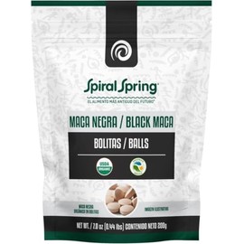 Maca Negra en Bolitas 200g 100% Pura y Natural sin Aditivos - Suplemento Alimenticio de Origen Andino - Superfood de Alta Calidad Certificado. (1 Pz)