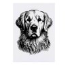 Azeeda 'Apportierhund' Temporäres Tattoo - Hautfreundlicher & Ungiftiger Abziehbild ·