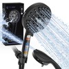 Pavezo 5-Inch High Pressure Handheld Shower Head with 10-Mode Powerhead,