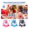 WEHOGAR Patines De 4 Ruedas Ajustables Para Niños Y Niñas,