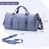 Travel Duffed Tote Bag, Waterproof Fold-able and Expandable Weekender Bag