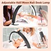 HITTI 29in Large Half Moon Light for Nail Desk with