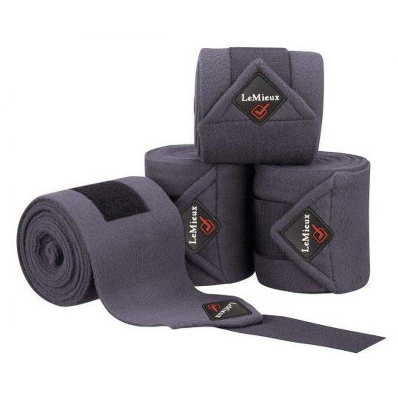LeMieux Classic Polo Full Exercise Bandages in White with Zipped