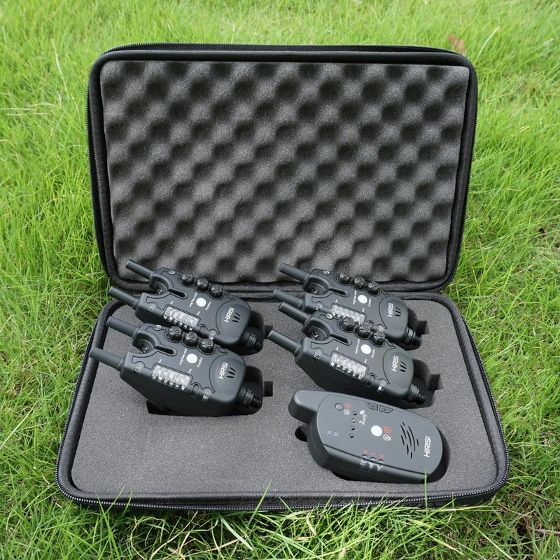 Carp Fishing Bite Alarm with Remote Control (Radio Receiver), with
